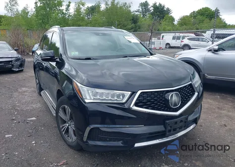2017 Acura Mdx из США, поврежденный, VIN 5FRYD4H35HB011441